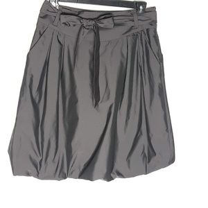 Banana Republic Gray Bubble Skirt